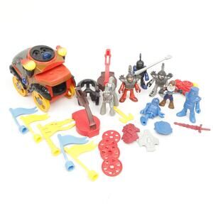 Mixed Lot Fisher Price Imaginext Castle Battle Coach Eagle Talon Knights Horse